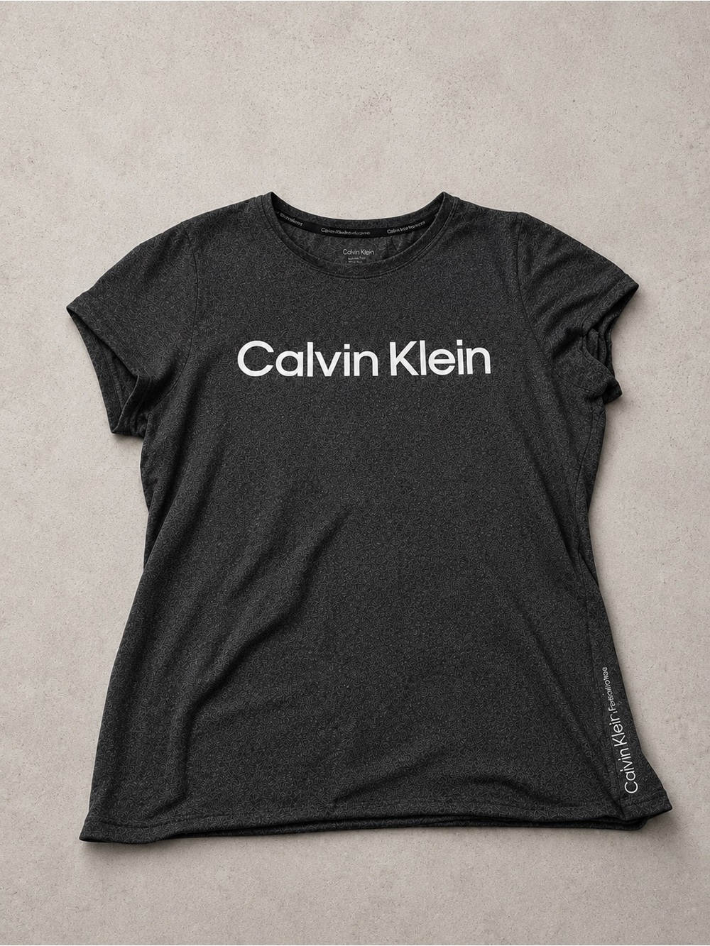 Calvin Klein Women's Black Logo Tee